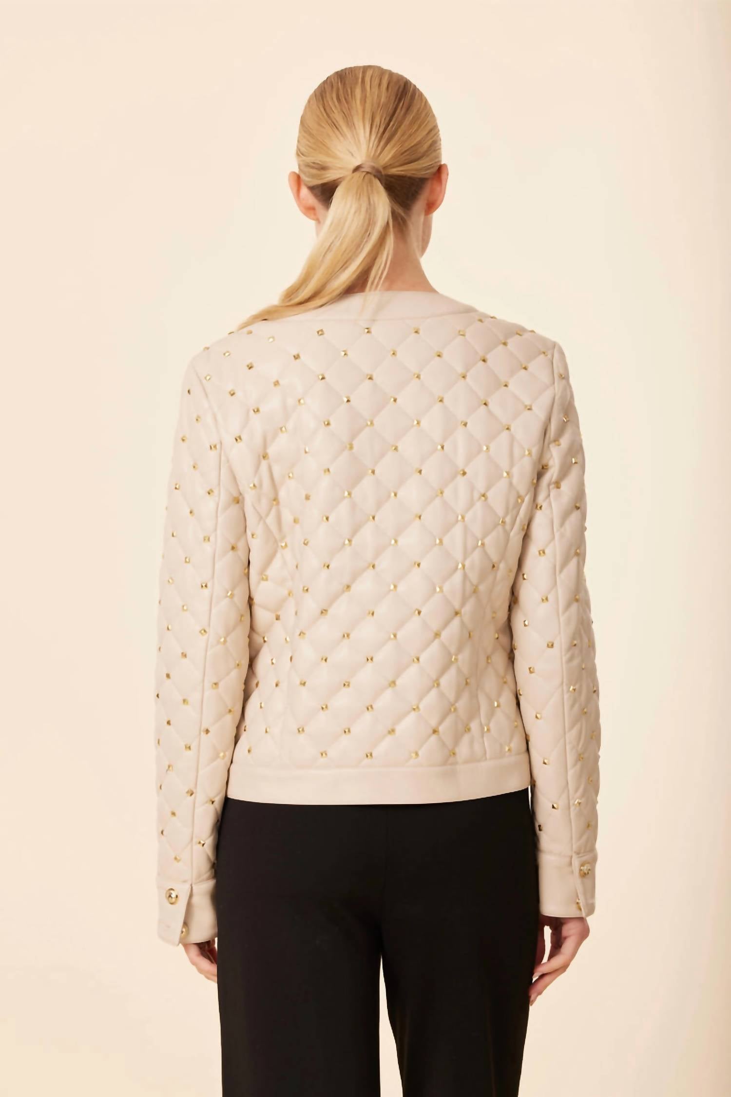 Dolce Cabo - Quilted Jacket With Studs