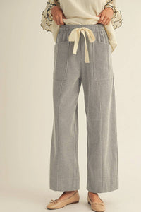Lovlov - Elastic Pocket String Relaxed Pants