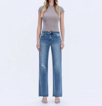 Flying Monkey - Cape May Hem Slim Wide Jeans