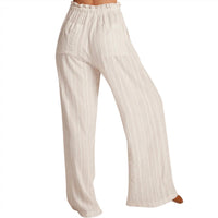 Bella Dahl - Women's Ruffle Waist Wide Leg