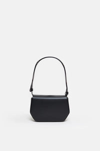 CLOSED Women's Soft Leather Shoulder Bag in black - women's bag - detail view
