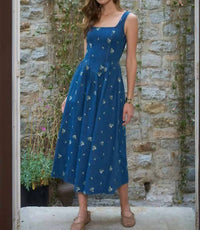 Moon River - Women's Floral Corset Dress