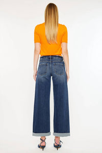 Kancan - Rosie High Rise Wide Leg Jeans