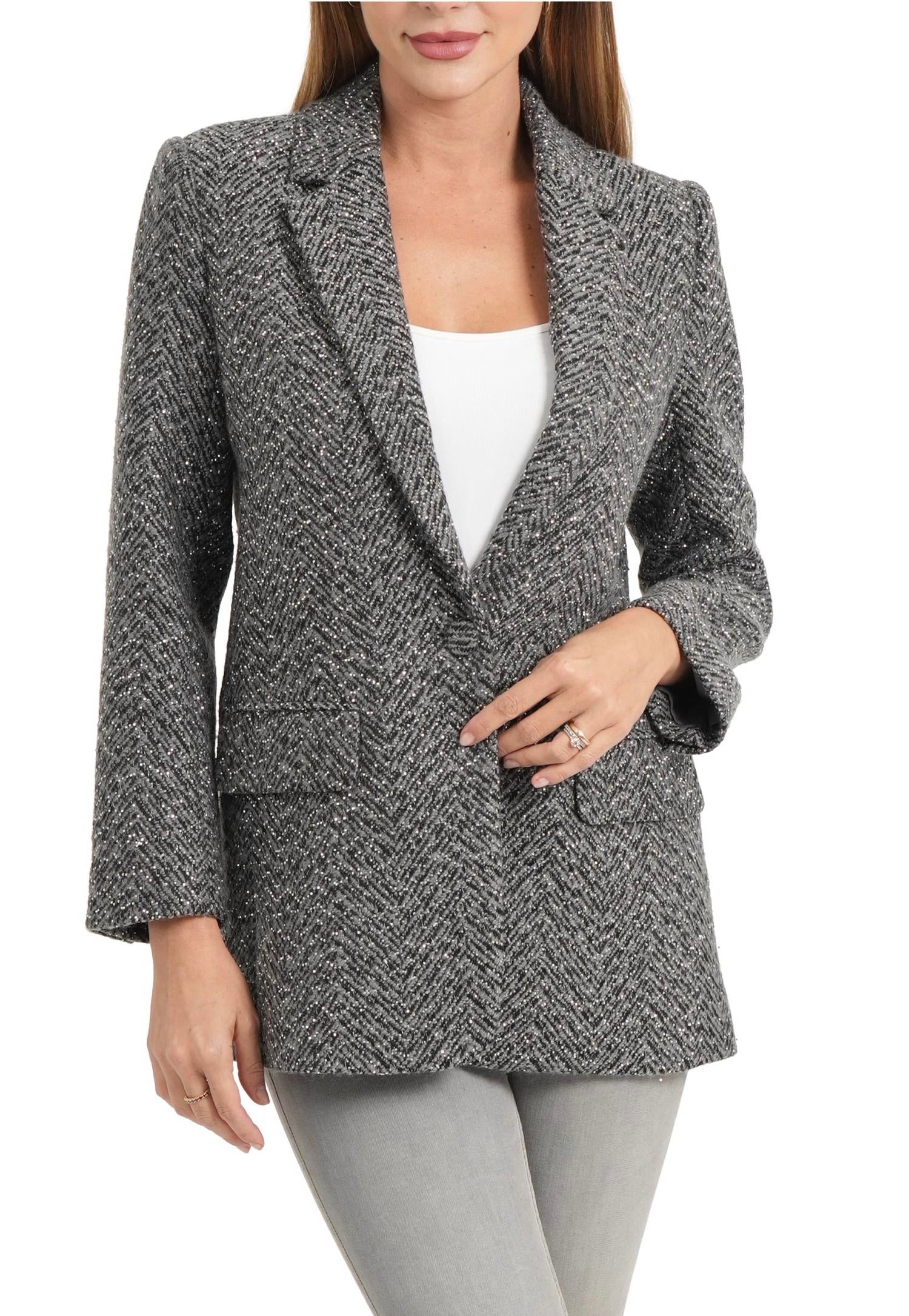 Love Token - Marcus Jeweled Boyfriend Blazer