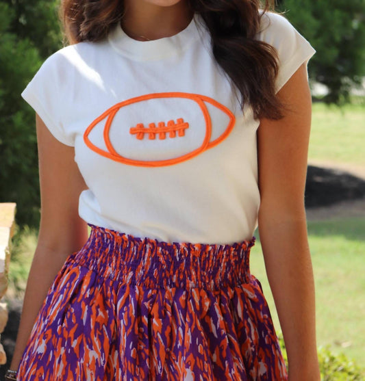 Cloud Ten - Cap Sleeve Football Sweater