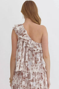 Entro - Petal Whisper One-shoulder Top
