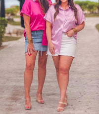 Jess Lea - Danica Short Sleeve Button Up Top