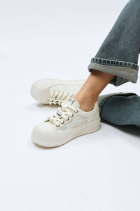 Lonza Women's Synda Low Top Sneakers in white - women's sneaker - view 10