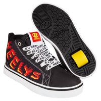Heelys Youth Racer 20 Mid Shoes in black - kids' sneaker