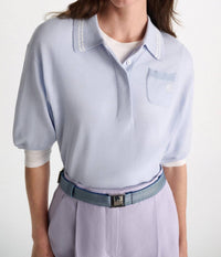 DOROTHEE SCHUMACHER Refined Essentials Pullover in blue - women's t-shirt