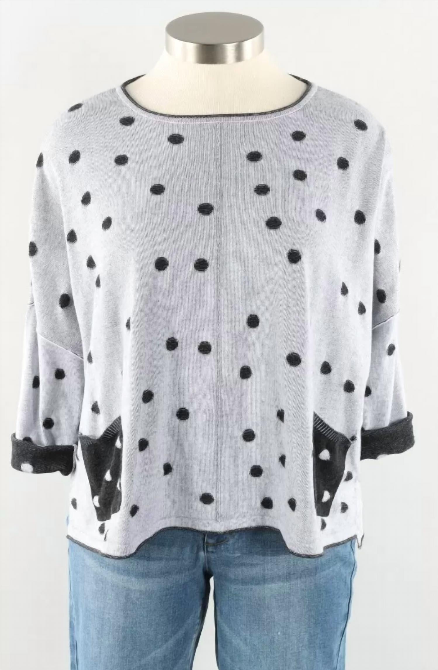 Habitat - Women's Double Fleece Dot Pullover Sweater