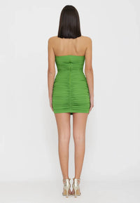 Elisabetta Franchi - Sweetheart Bustier Gathered Dress