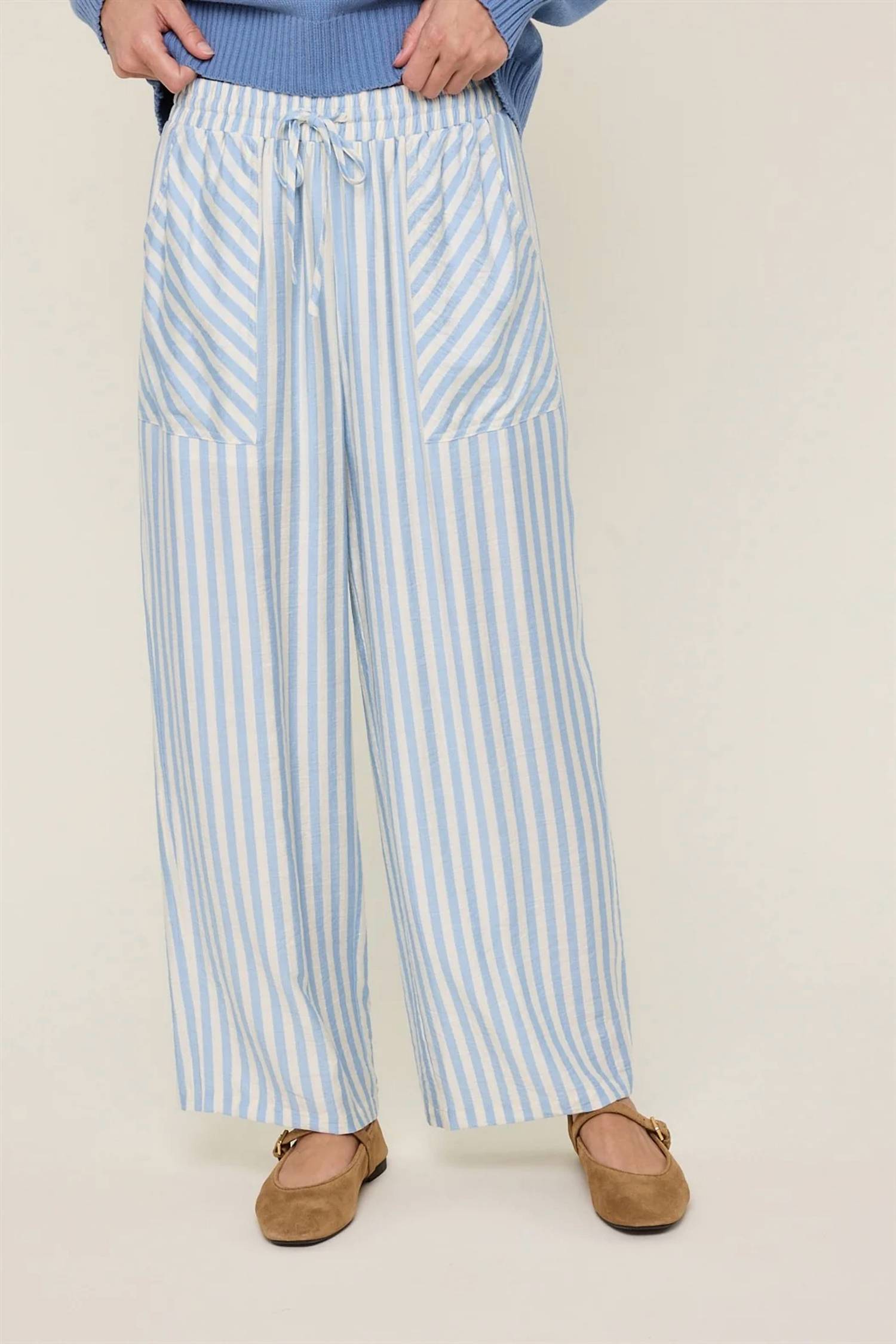 Wishlist - Meadow Striped Drawstring Pants