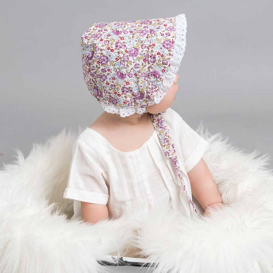 Huggalugs - Newborn And Baby Girls Blooms Sunbonnet