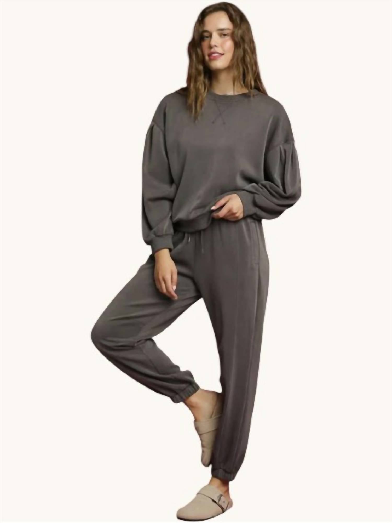 Umgee - Cupro Pull-on Sweatpants