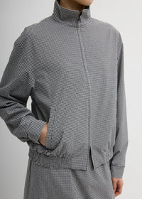 Tibi - Tech Gingham Track Jacket