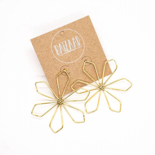 Baizaar - Women's Flower Cutout Stud Earring