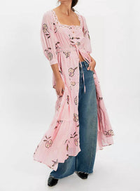 Free People - Morning Meadows Long Sleeve Maxi Dress