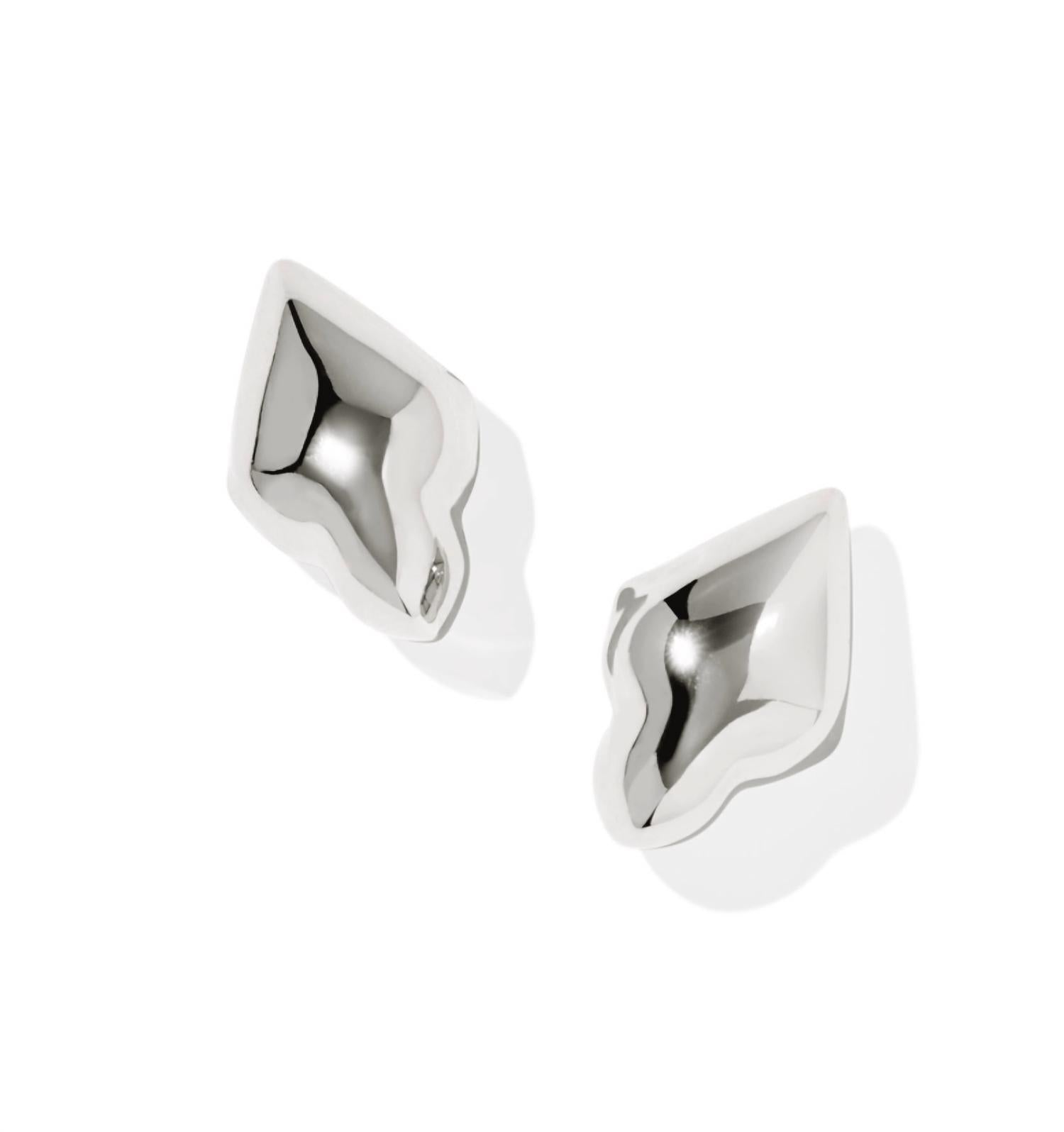 Kendra Scott - Women's Adeline Rhodium Metal Stud Earring
