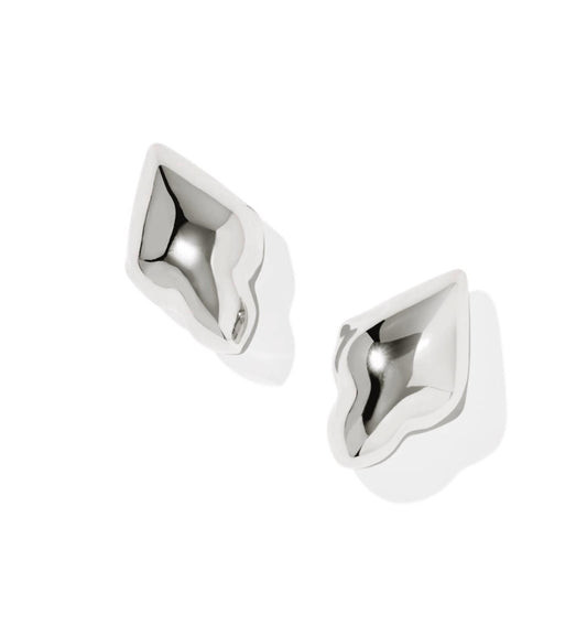 Kendra Scott - Women's Adeline Rhodium Metal Stud Earring