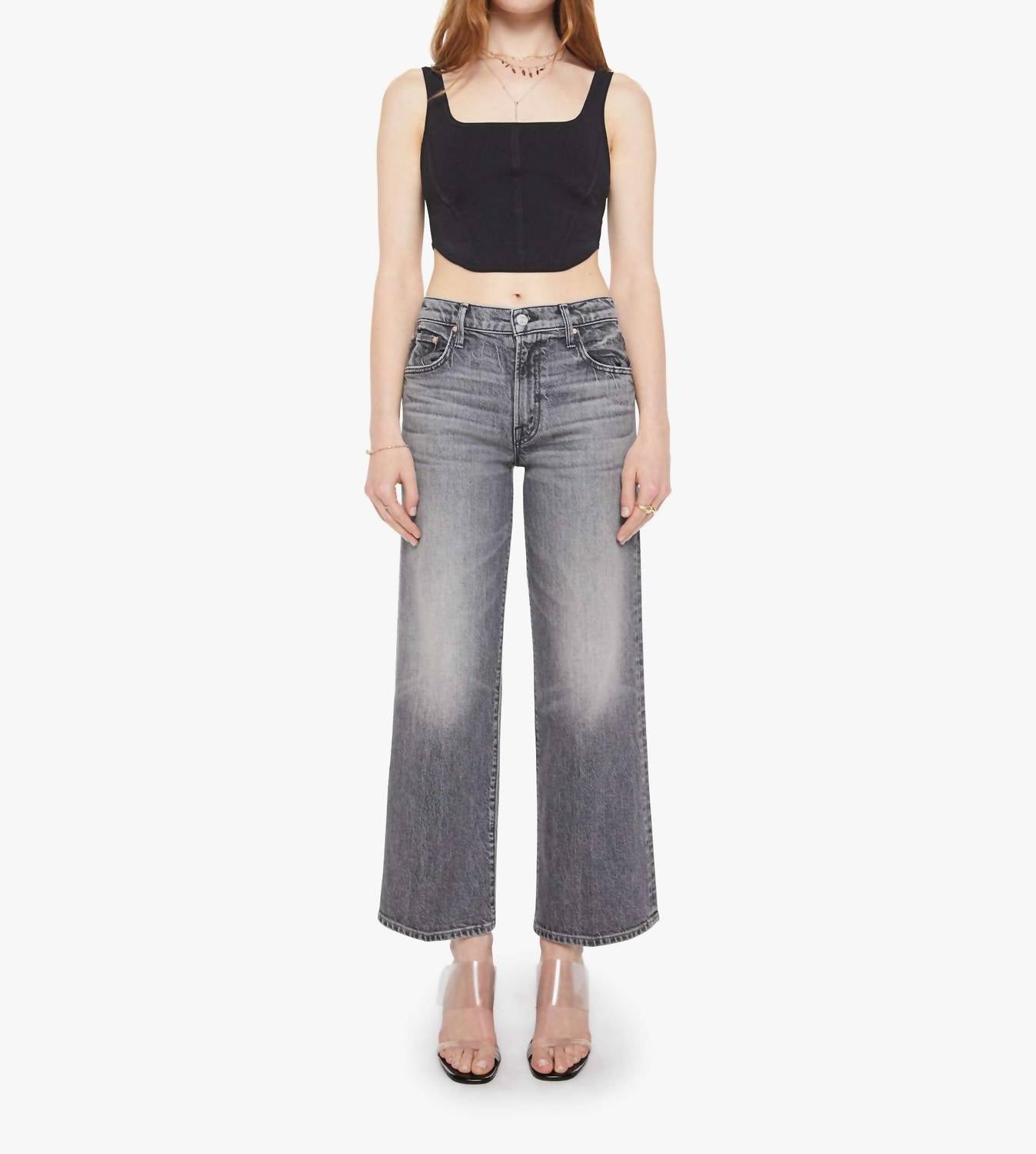 Mother Mid Rise Maven Ankle Jeans in magpie - women's jeans