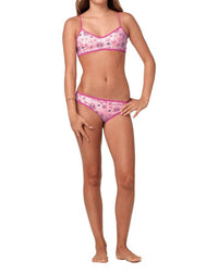 submarine So Chic Bikini Set in happy hippie pink - kids' bikini