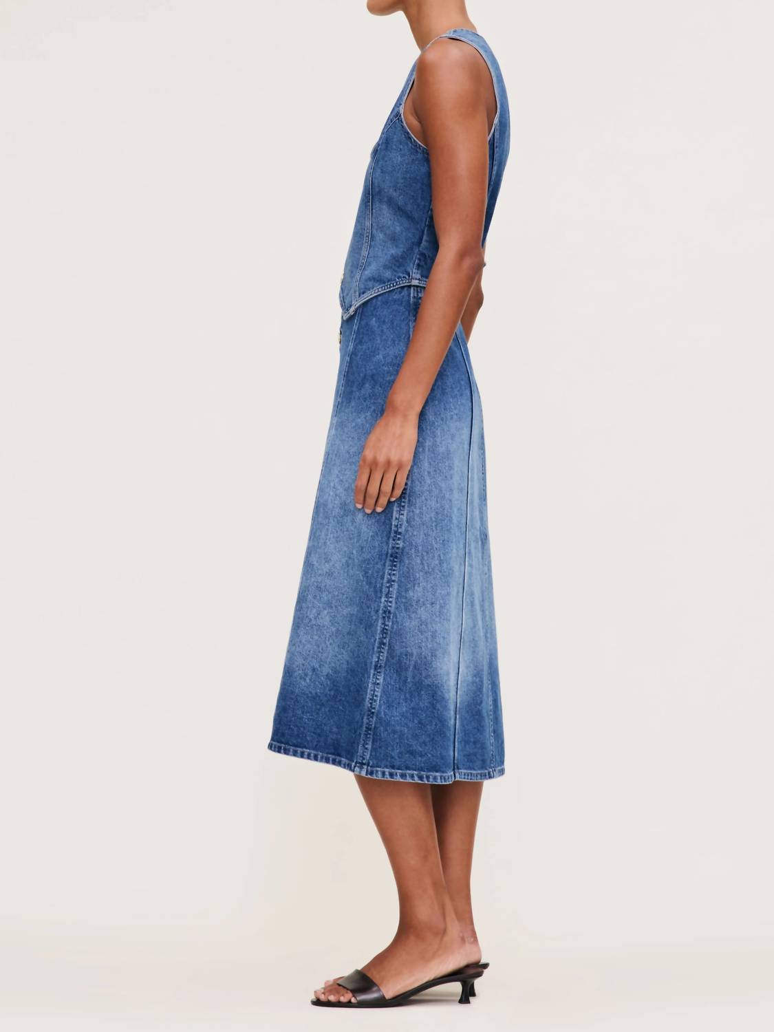 Dl1961 - Women'S - Alma Button Front Denim Skirt