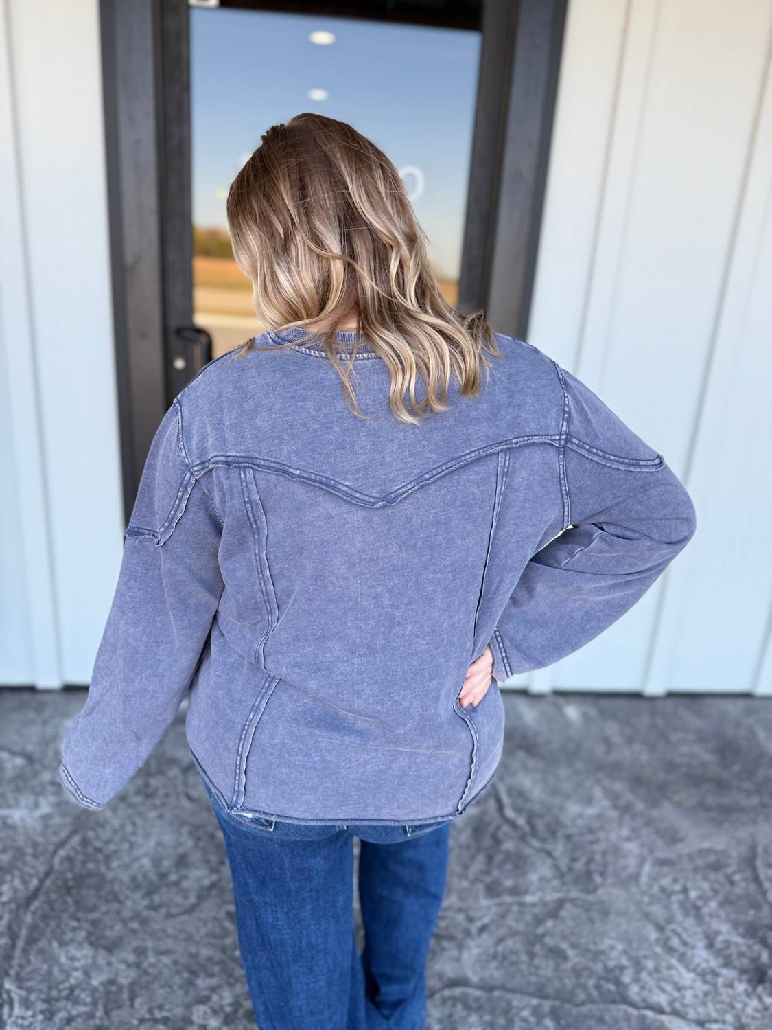 Easel - Mineral Washed Terry Pullover