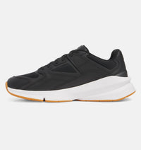 UNDER ARMOUR Unisex Forge 96 Leather Shoes in black white - men's sneaker - alternate view