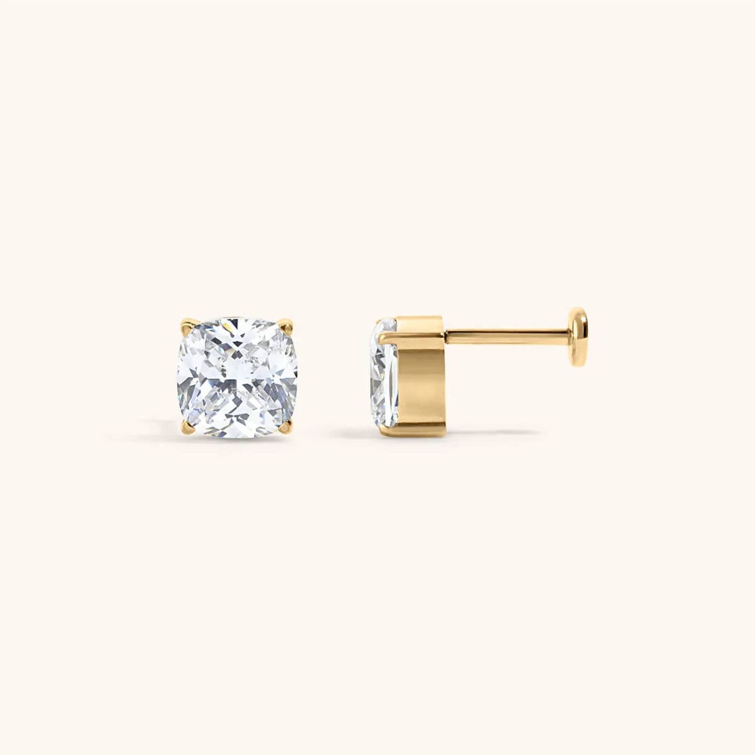 Maison Miru - Celestial Crystal Cushion Nap Earrings