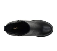 Soda - Women's Origami Lug Sole Mid Heel Ankle Bootie