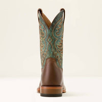 ARIAT Men's Wiley Square Toe Cowboy Boot - Medium in totally tan roaring turquoise - men's boots - view 4