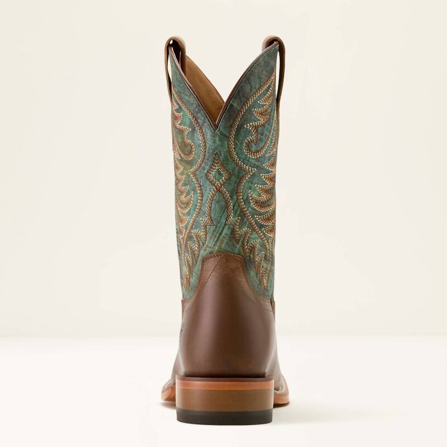 ARIAT Men's Wiley Square Toe Cowboy Boot - Medium in totally tan roaring turquoise - men's boots - view 4