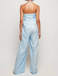 SWF Sweetheart Jumpsuit in blue - women's pants - detail view