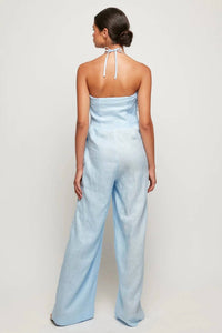 SWF Sweetheart Jumpsuit in blue - women's pants - alternate view