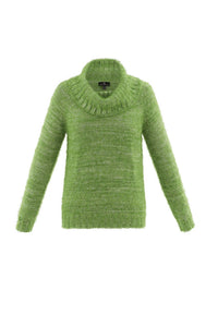Marble - Women's Cowl Neck Cozy Sweater