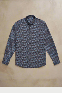 Stone Rose - NOVA Snowbrush Printed Shirt