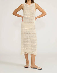 Lucy Paris - Open Knit Crochet Dress