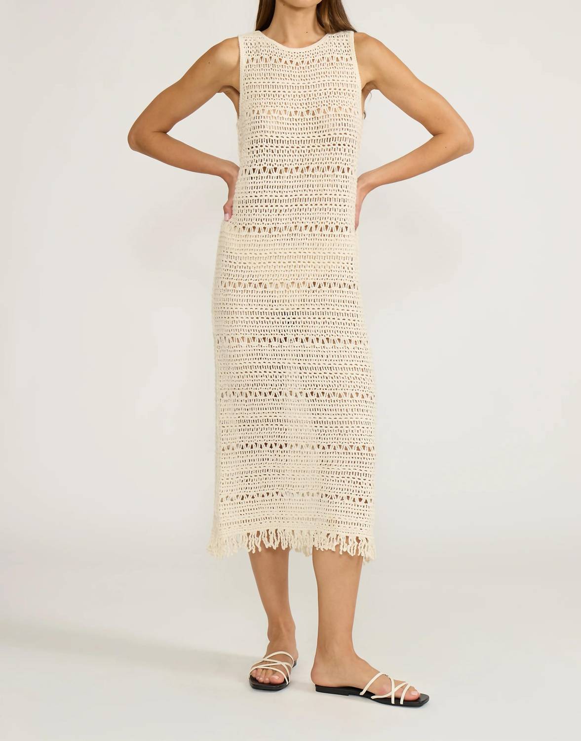 Lucy Paris - Open Knit Crochet Dress
