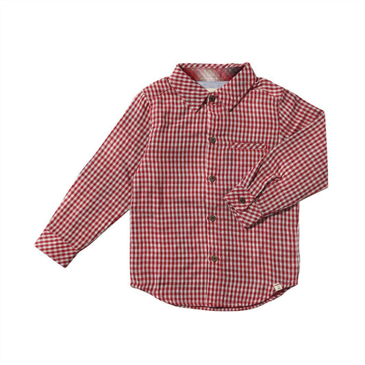 Me & Henry - Boys Atwood Woven Plaid Shirt