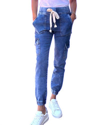 Bevy Flog - Gaya Cargo Pants With Linen Tie