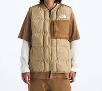 THE NORTH FACE Unwind Sleeveless Vest in khaki stone utility brown - men's jacket