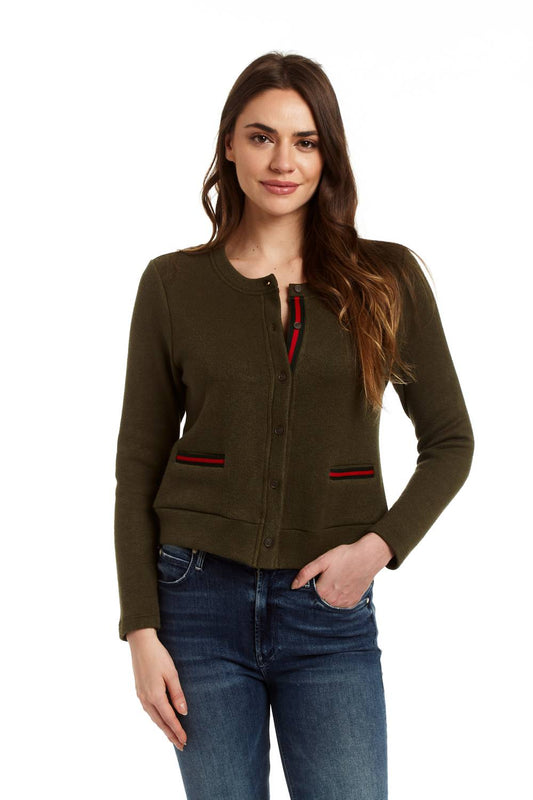 Tracy Ribbon Trim Cardigan