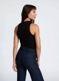 Askk Ny - Crop Neck Rib Tank Top