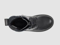 Kcr Group - Women's Retro Wool-lined Zip-up Leather Boots
