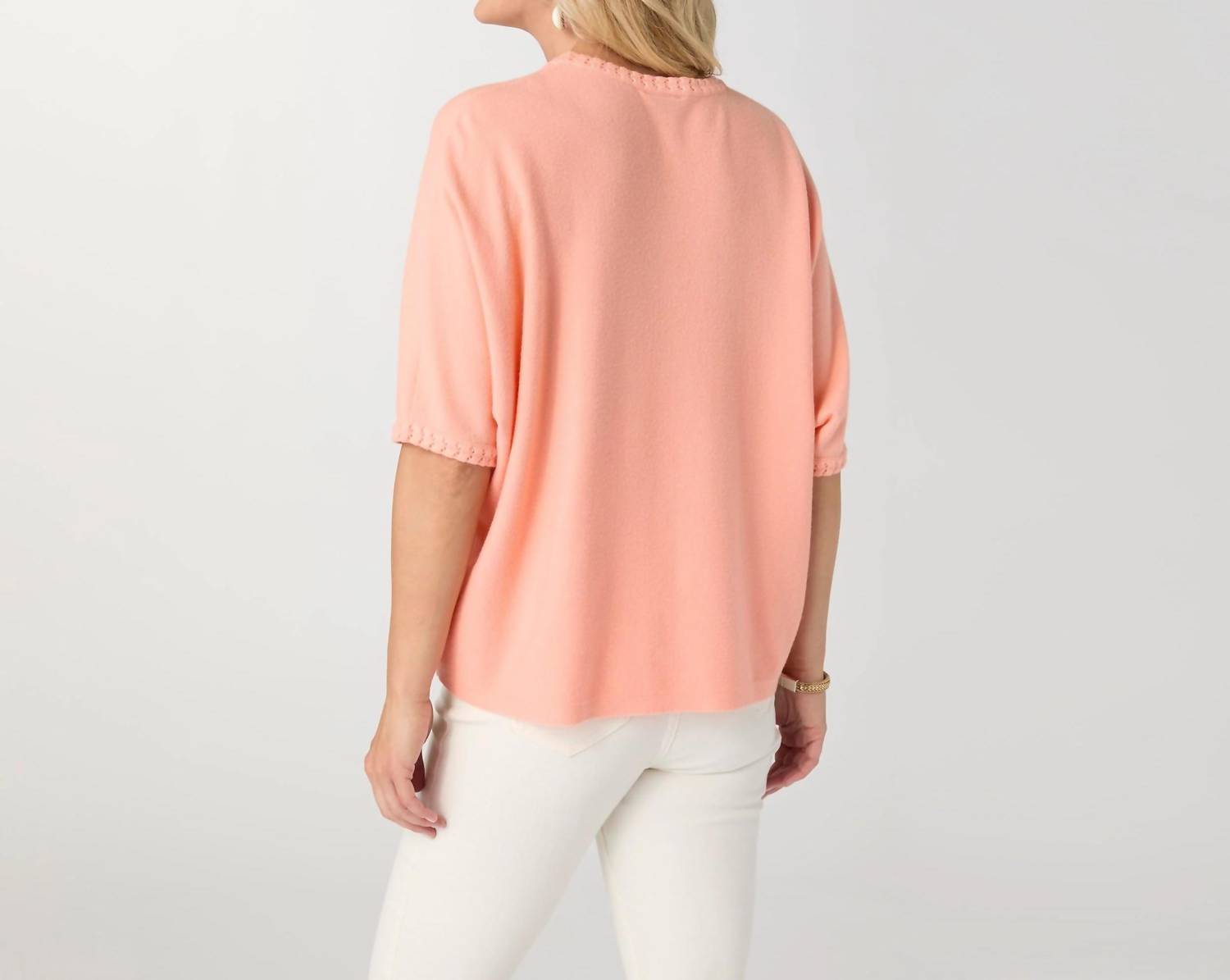 Coco + Carmen - Lightweight Heavenly-luxe Short Sleeve Sweater