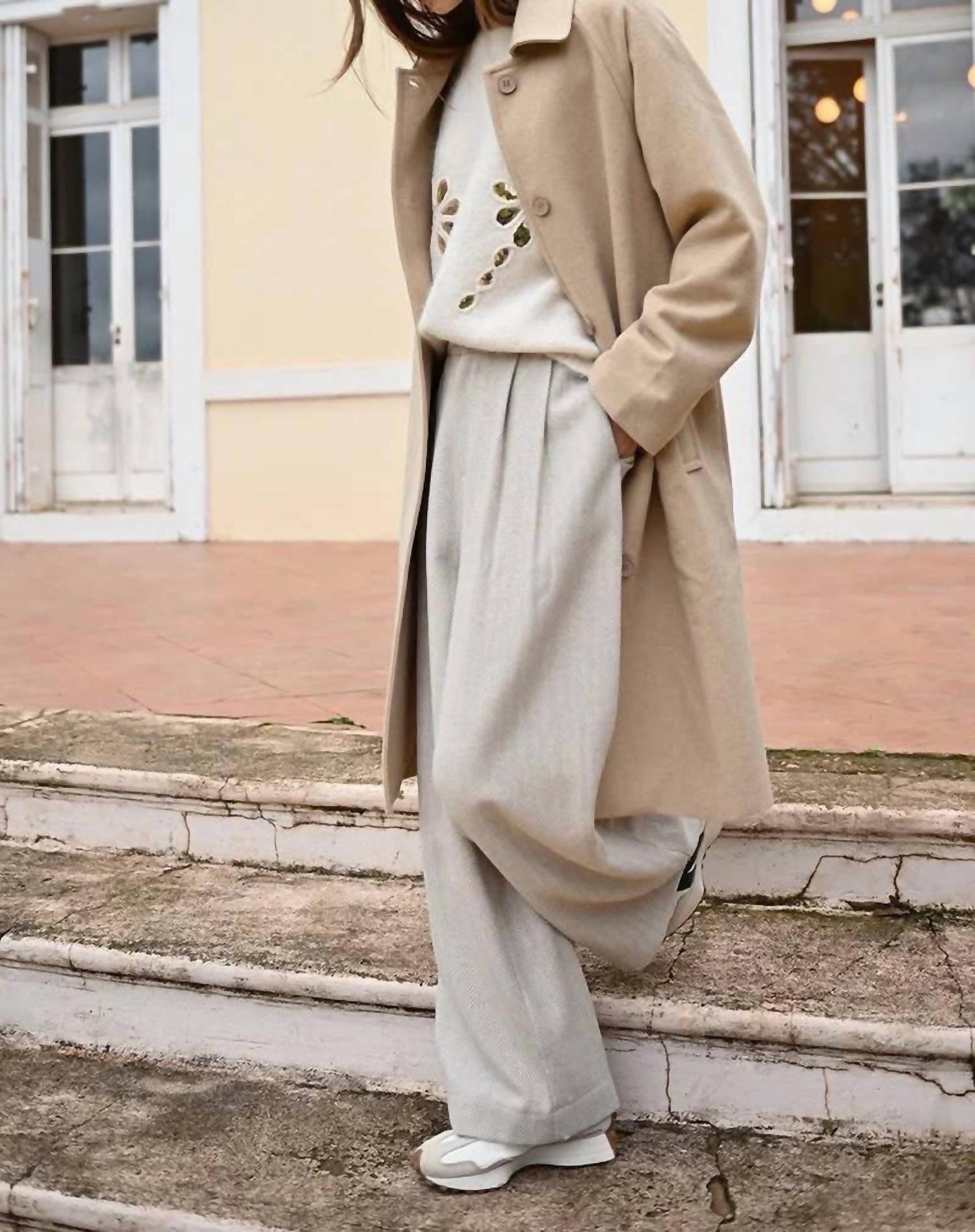 Molly Bracken - Woven Wide Leg Pants
