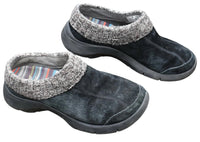 dansko Women's Emily Slip On Shoes in black suede - women's flats