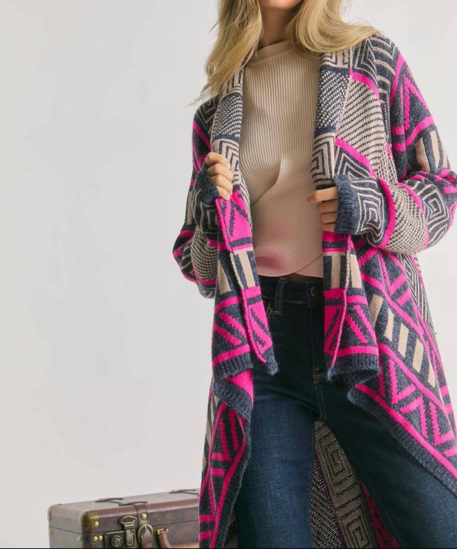 Davi & Dani - As it Was Fringe Cardigan