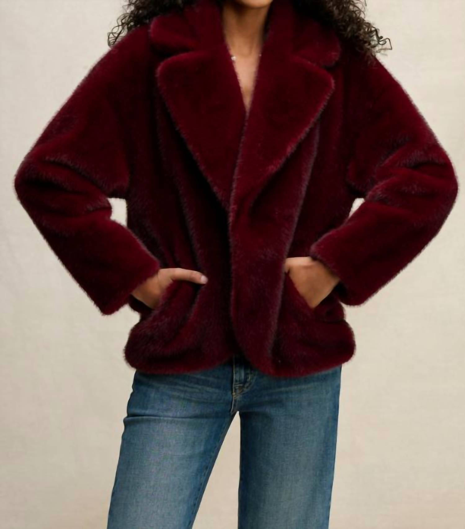 Velvet By Graham & Spencer - Carolyn Faux Fur Jacket